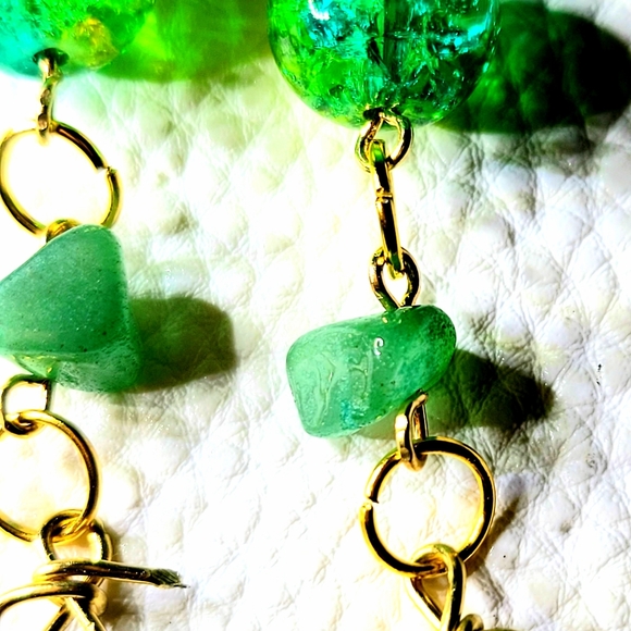 HandMade U CreateReal Crystal Gemstone Bow Earring - Picture 10 of 16